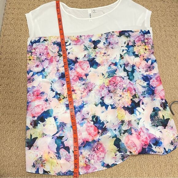 EVER NEW Sheer Floral Print Blouse – US 8 - Picture 7 of 8